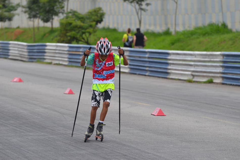 Com grandes disputas, Interlagos abre o Circuito Brasileiro de Rollerski