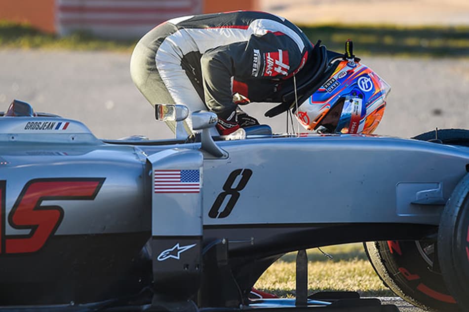Sistema de freio causou incidentes de Grosjean