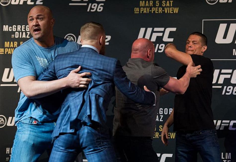 Diaz: provocações de McGregor antes do UFC 196 pareciam ‘roteirizadas’