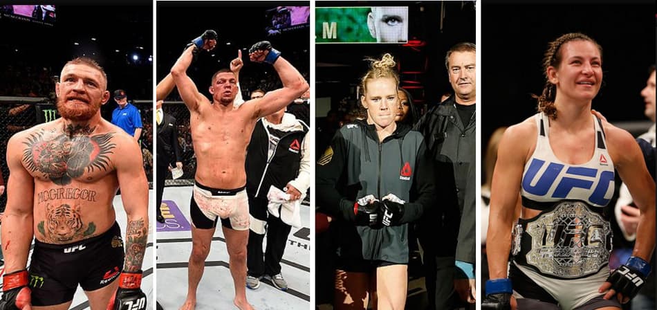 Astros do UFC 196 viveram noite de dor e glória (FOTO: Reprodução)