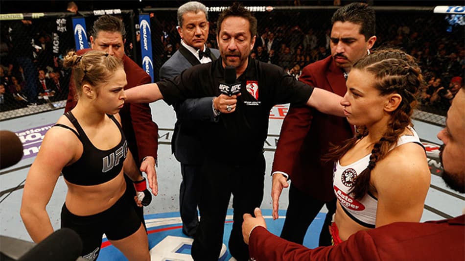 Ronda Rousey já venceu Miesha Tate por duas vezes