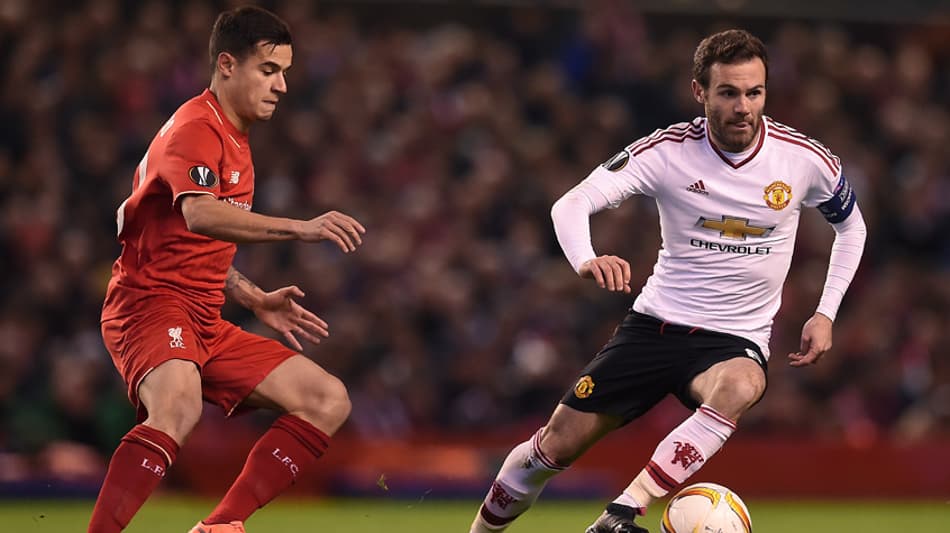 TEMPO REAL! Liverpool recebe o United em clássico na Liga Europa