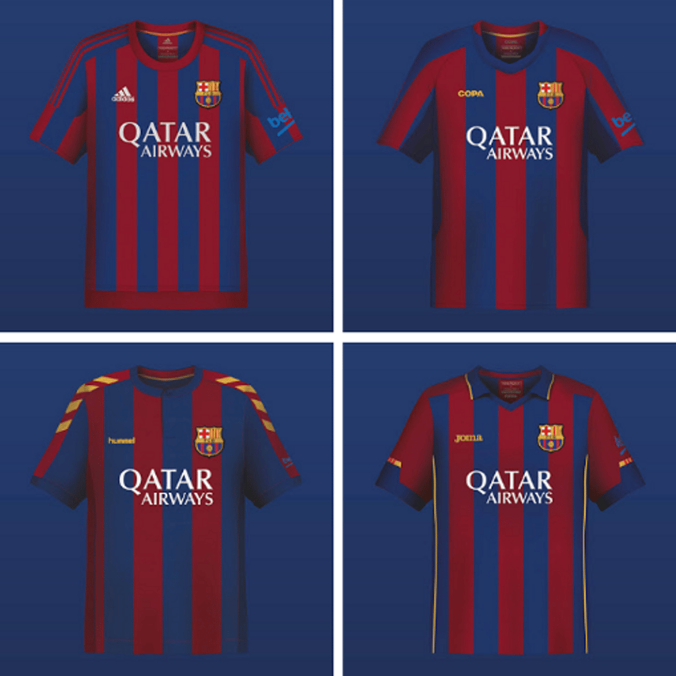 VOCÊ ARTISTA: Crie novas camisas para os clubes e nos mande!
