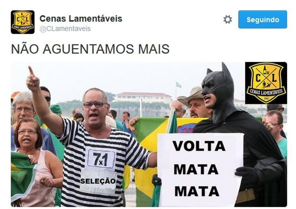 Manifestações pelo Brasil inspiram memes relacionados ao futebol