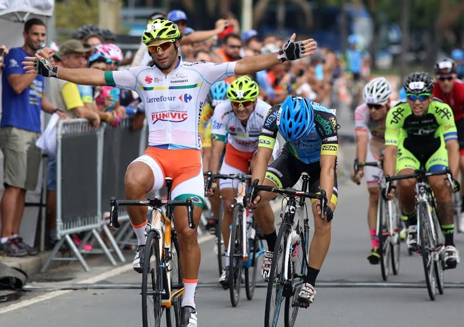 Francisco Chamorro é campeão da 1ª etapa da Copa Rio de Ciclismo
