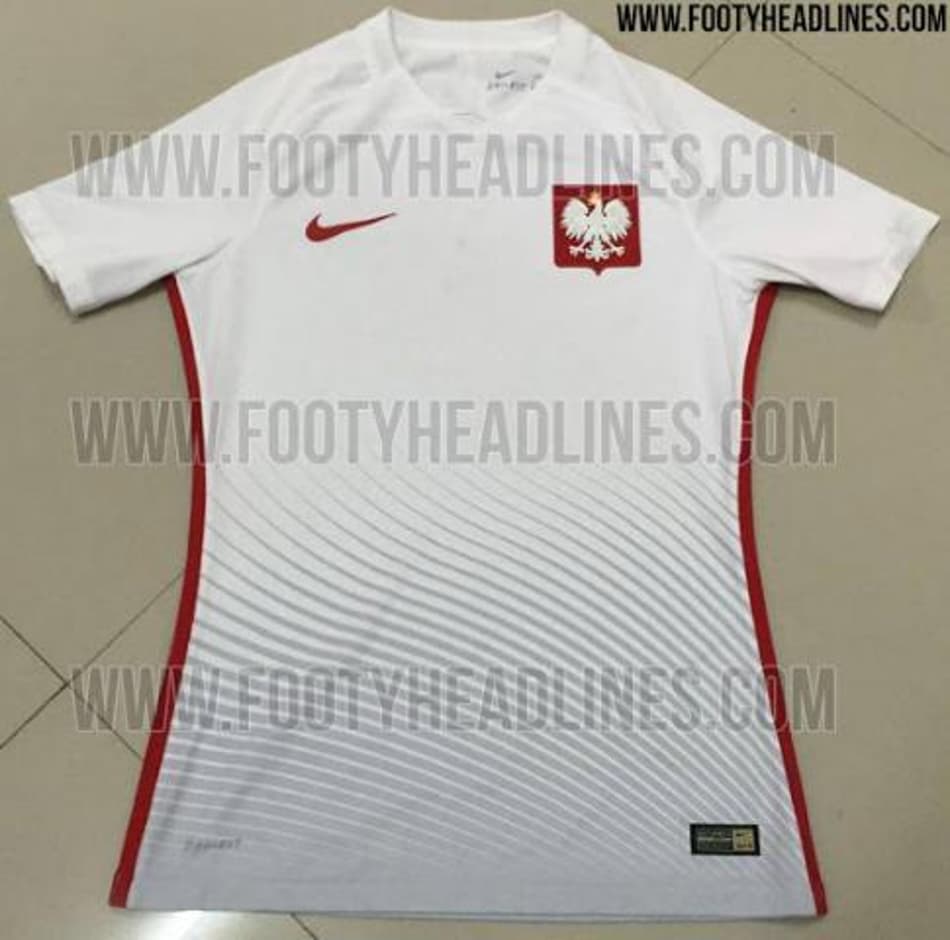 Camisa da Polônia para Eurocopa 2016 vaza na internet