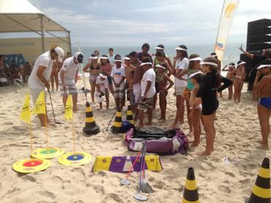 Golfe: COB dá aulas de golfe em Vila Olímpica e na praia no Rio de Janeiro