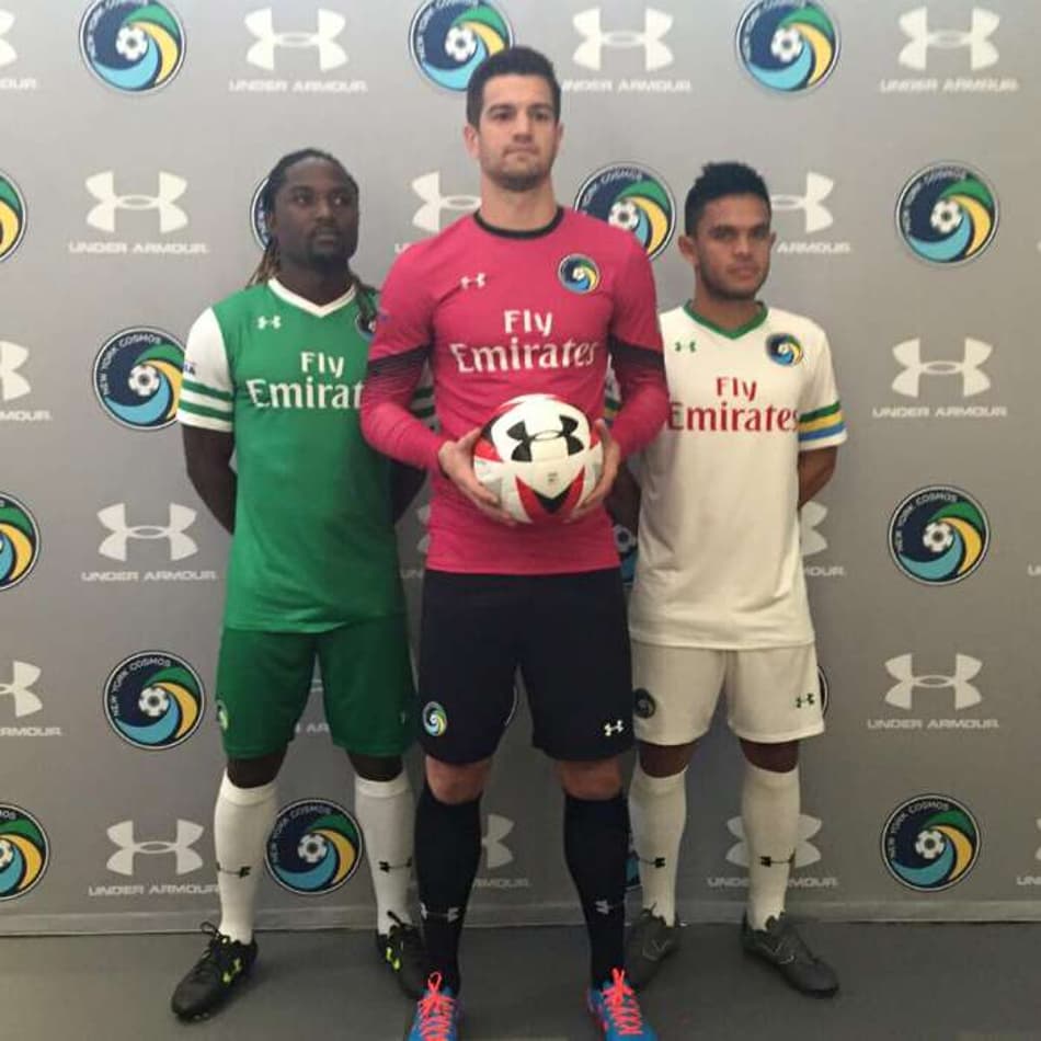 New York Cosmos divulga novo uniforme para a temporada 2016