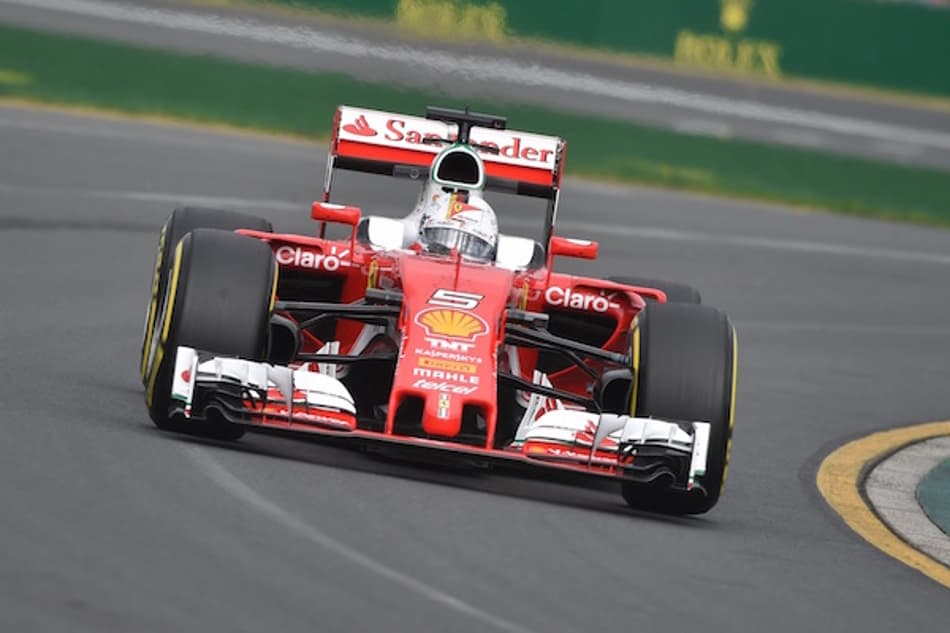 Vettel minimiza falta de ação em pista seca