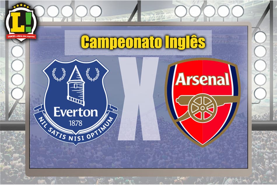 Siga ao vivo o duelo entre Everton e Arsenal pelo Campeonato Inglês