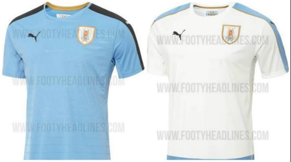 Camisas do Uruguai para Copa América Centenário vazam na internet