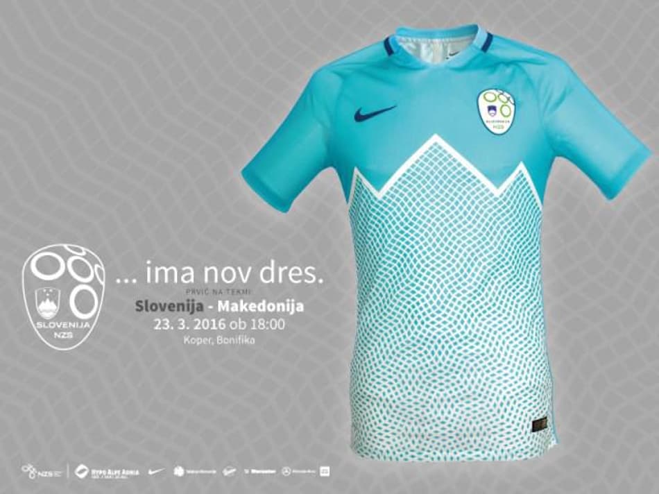 Ousadia na camisa! Eslovênia ganha novo uniforme para temporada