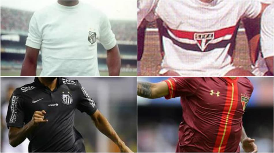 DUELO – Santos x São Paulo: Vote nas camisas mais bonitas!