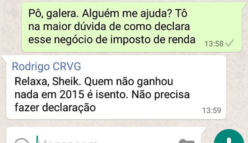 Humor: WhatsApp da Zoeira – A resenha dos boleiros dessa semana