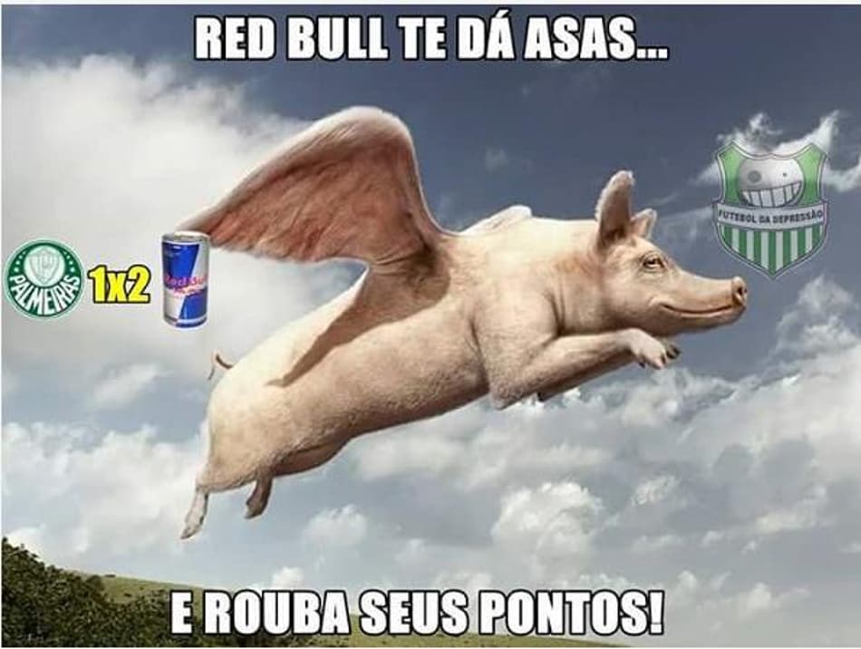 Palmeiras perde para o Red Bull e dá asas à imaginação nos memes