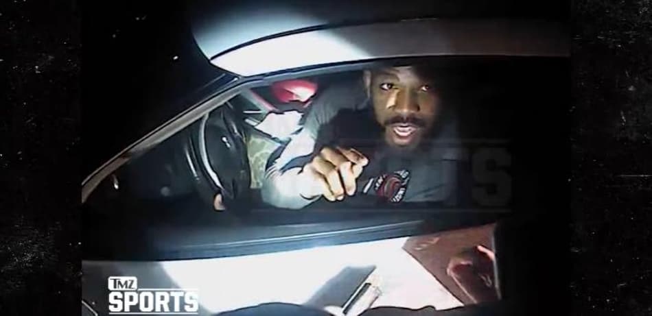 Vídeo mostra ofensa de Jon Jones a policial: ‘Mentiroso de m… e porco’