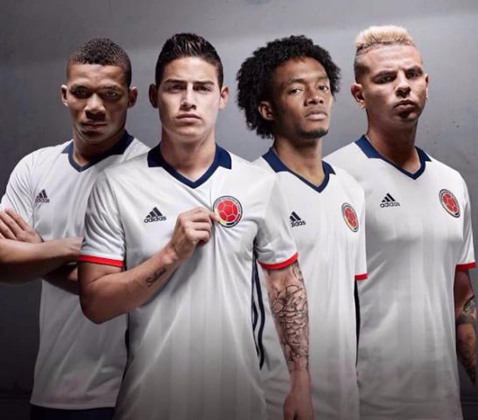 Adeus, amarelo! Camisa da seleção colombiana será na cor branca