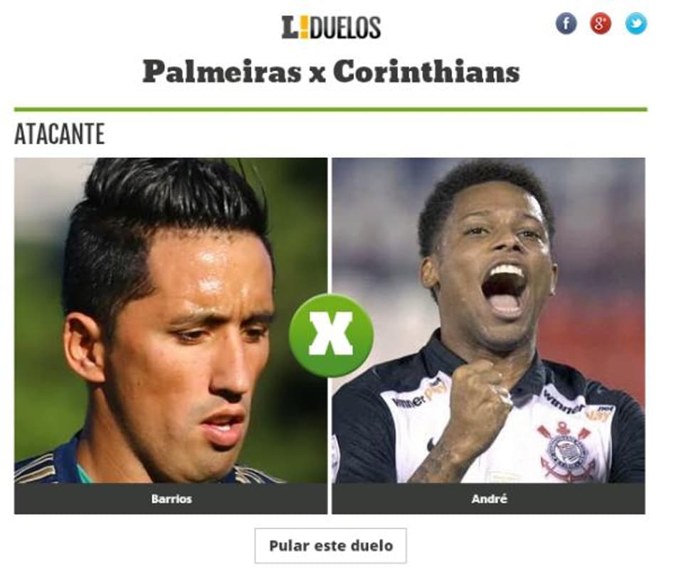 Quem é o melhor: Palmeiras ou Corinthians? Vote nos duelos do L!