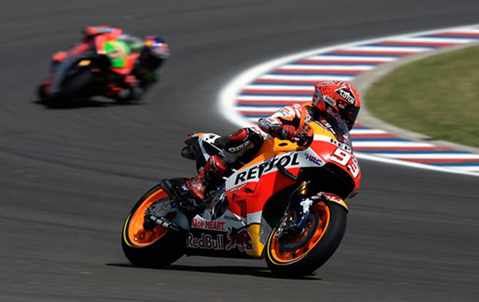Marc Márquez comanda dobradinha da Honda no segundo treino na Argentina