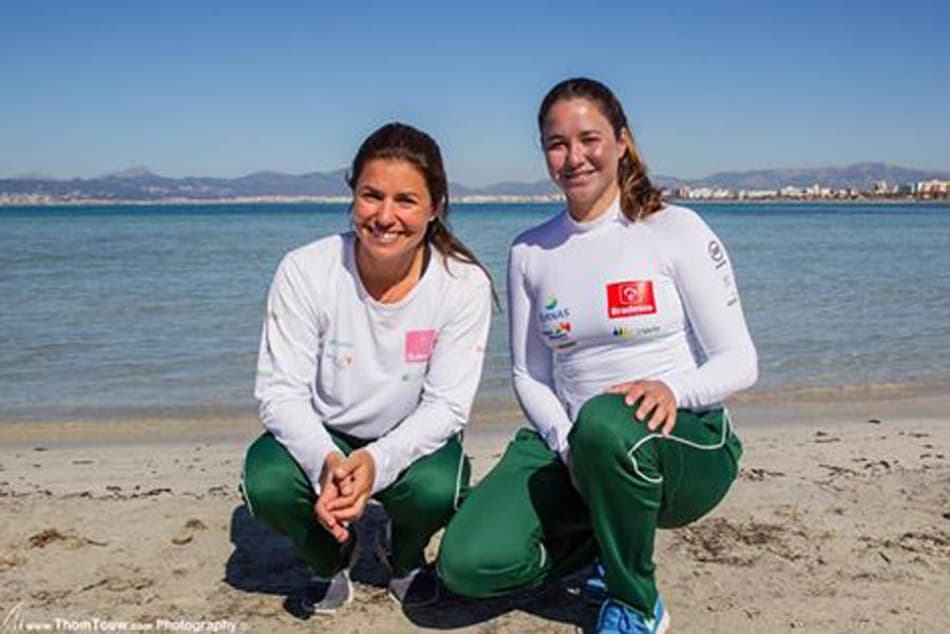 Dupla da 470 feminina termina em terceiro na Semana de Vela