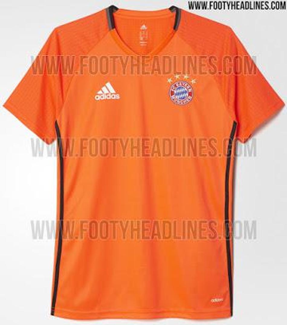 Camisa de treino do Bayern de Munique será na cor laranja