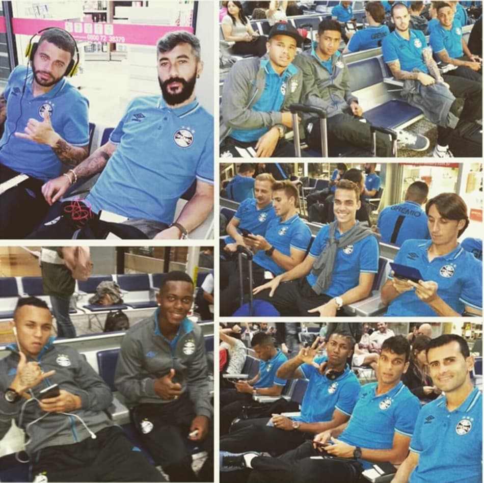 Grêmio já está no Equador para duelo com a LDU, na próxima quarta-feira