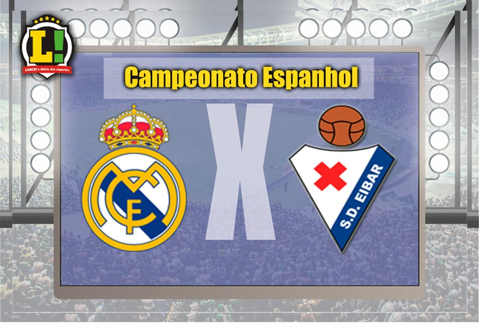 AO VIVO! Ainda sonhando com título, Real Madrid recebe a visita do Eibar