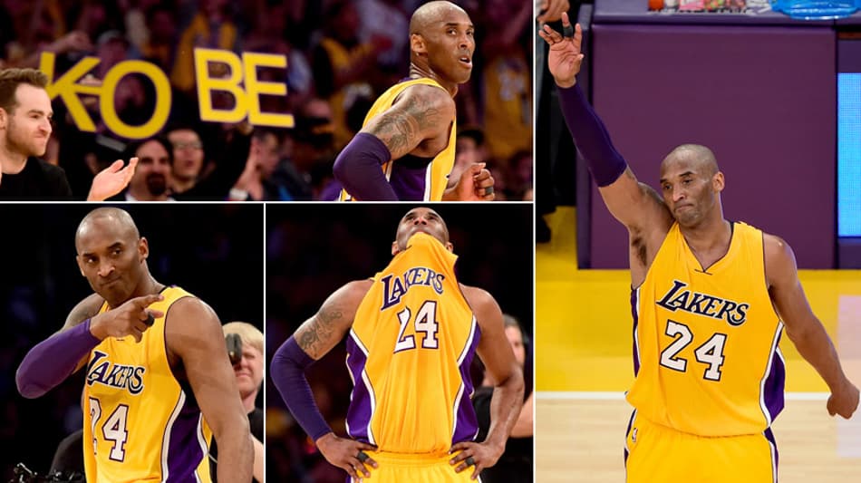 Kobe Bryant comanda vitória do Lakers com 60 pontos no seu adeus às quadras