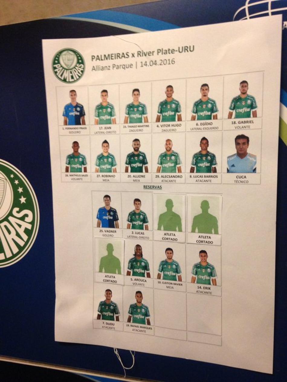 TEMPO REAL! Palmeiras escalado para jogo decisivo no Allianz Parque