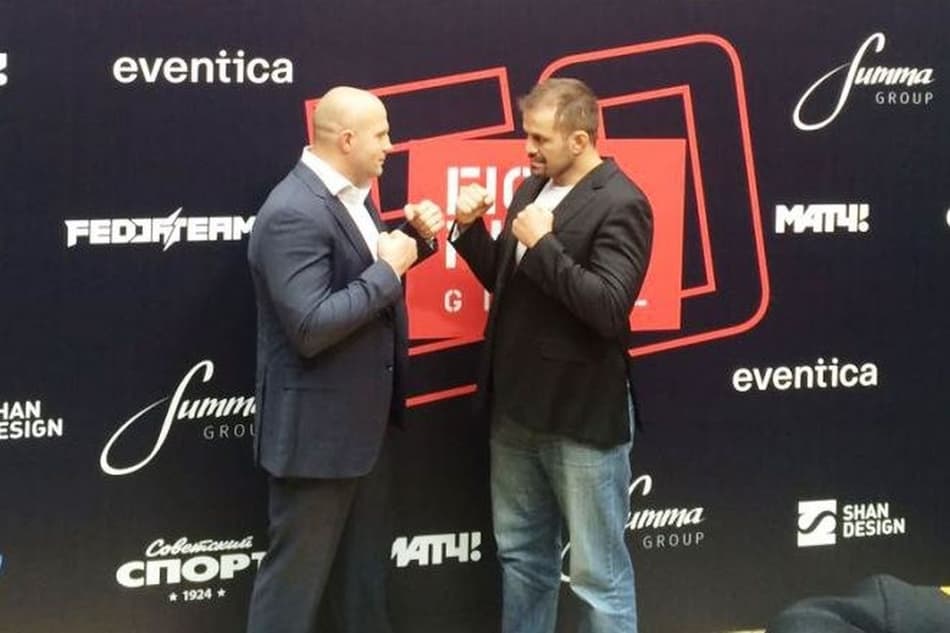 Fedor e Maldonado se encaram pela primeira vez na Rússia; veja