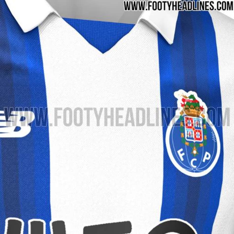 Com inversão de cores em listras, nova camisa 1 do Porto é revelada