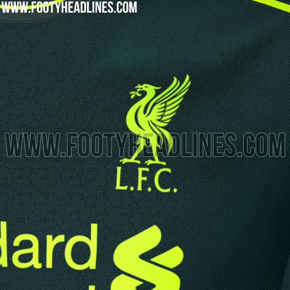 Liverpool terá terceira camisa verde com detalhes fluorescentes