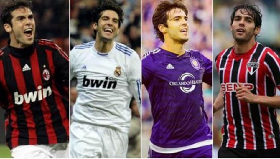 No aniversário de Kaká, veja as camisas que o craque já vestiu
