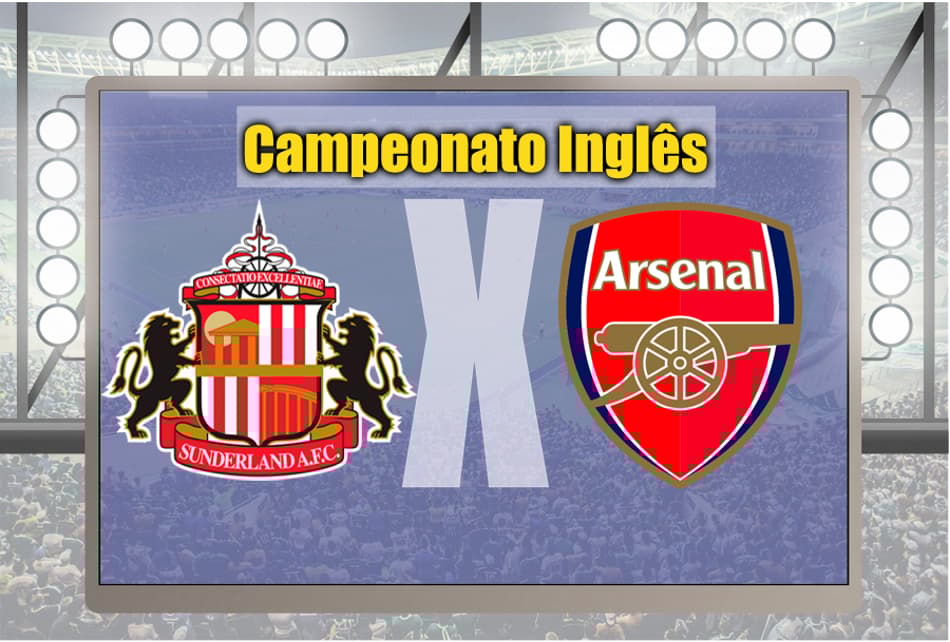 AO VIVO! Para se manter no G4 do Inglês. Arsenal visita o Sunderland