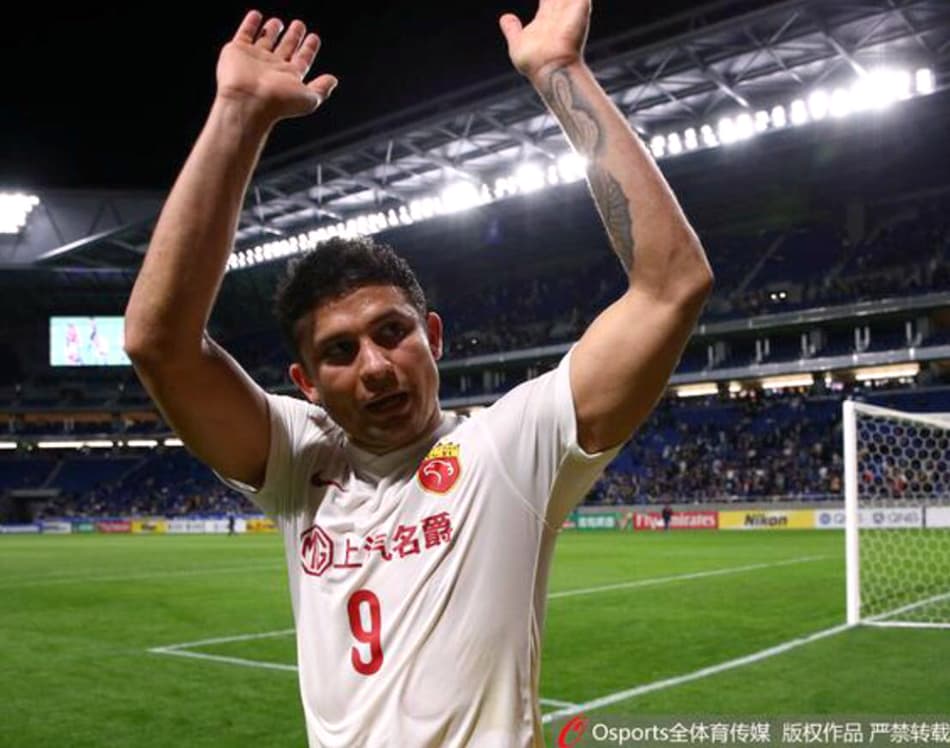 Brasileiro se torna o maior goleador da história do Campeonato Chinês