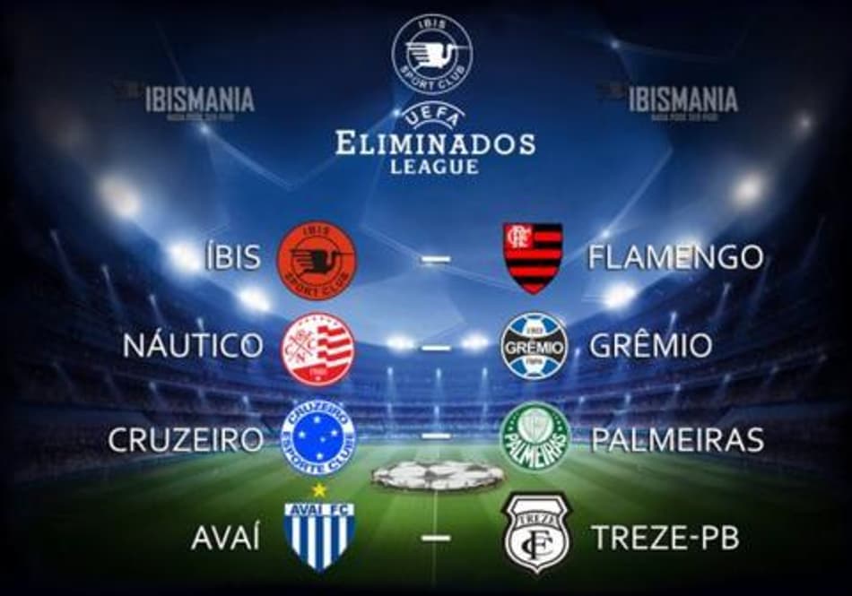 Íbis propõe a criação da Eliminados League. Veja os confrontos!