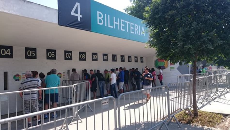 Venda de ingressos Vasco x Botafogo 