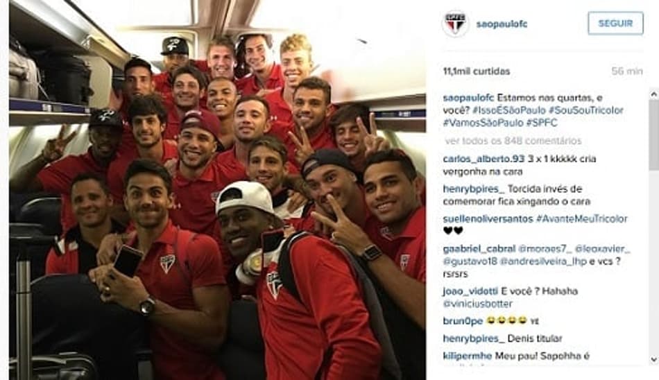 São Paulo provoca Corinthians após eliminação na Libertadores