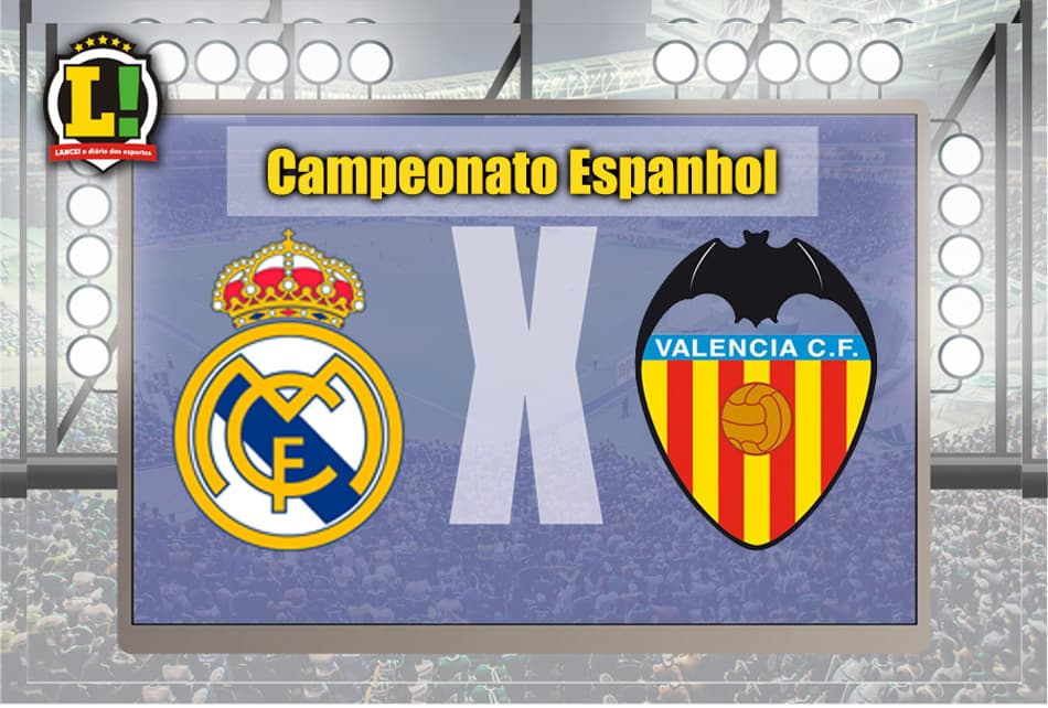 TEMPO REAL! Na cola dos líderes, Real Madrid enfrenta o Valencia