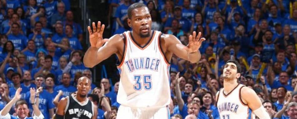 Durant e Westbrook desequilibram e Thunder está na final do Oeste