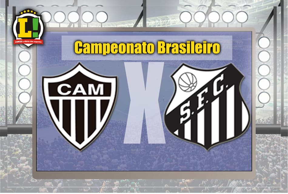 Desfalcados, Atlético-MG e Santos se enfrentam na estreia do Brasileirão