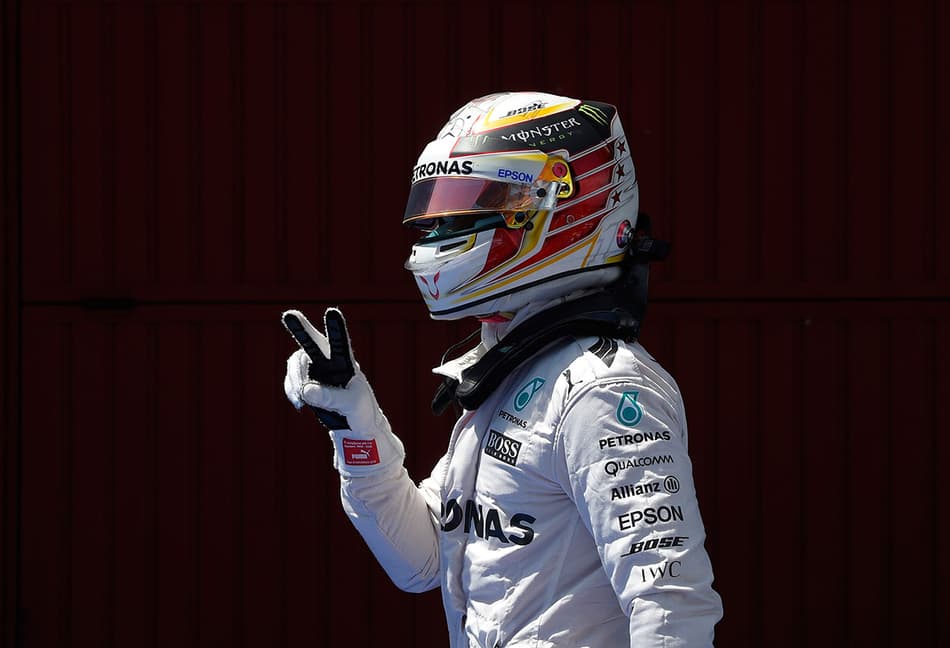 Hamilton aliviado com a conquista da pole na Espanha