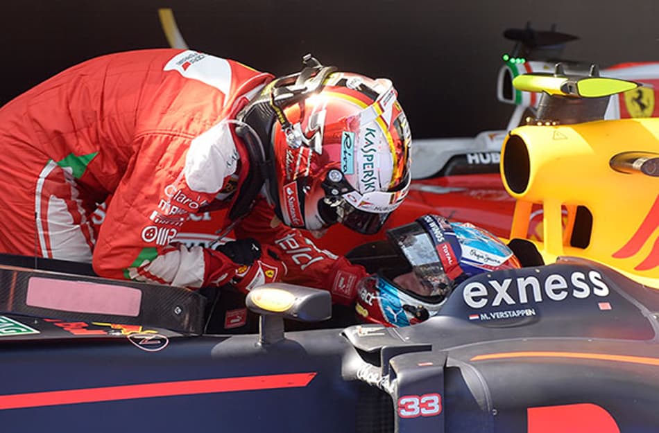 Vettel elogia o mais jovem vencedor Max Verstappen