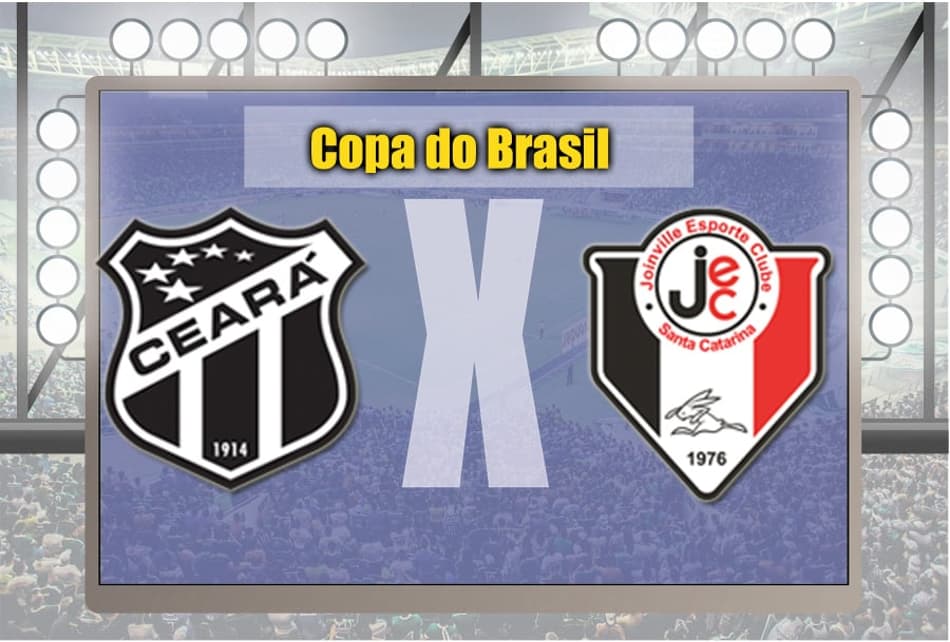 Pela Copa do Brasil, Ceará joga por um empate contra o Joinville