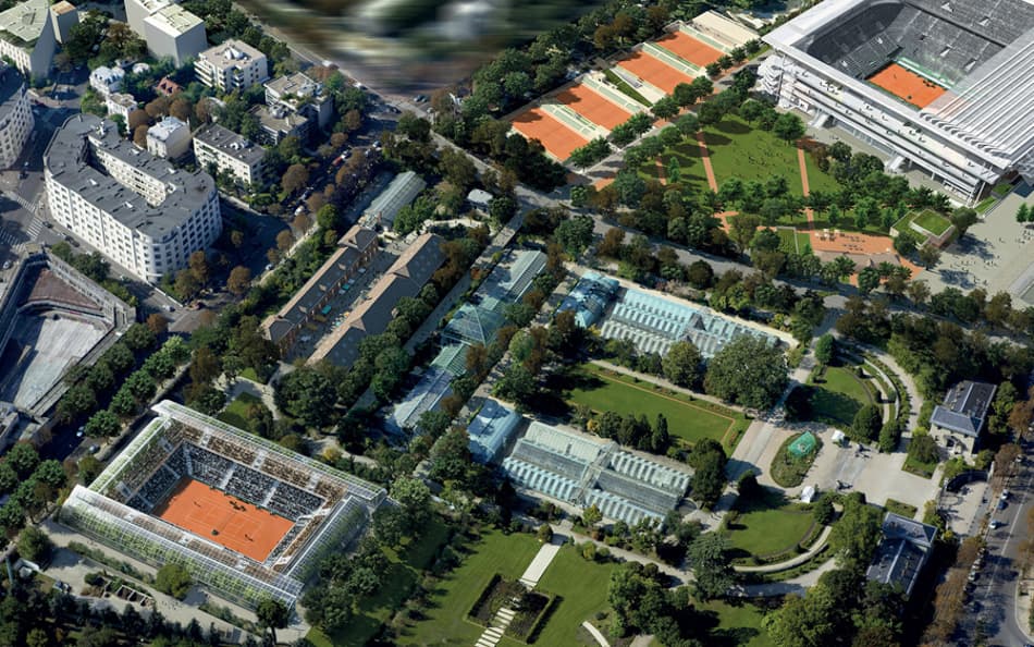 Roland Garros inicia modernização em seu complexo esportivo