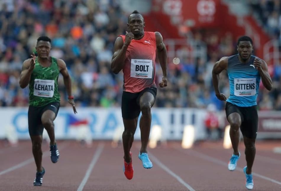Bolt vence 100m com melhor marca pessoal do ano na República Tcheca