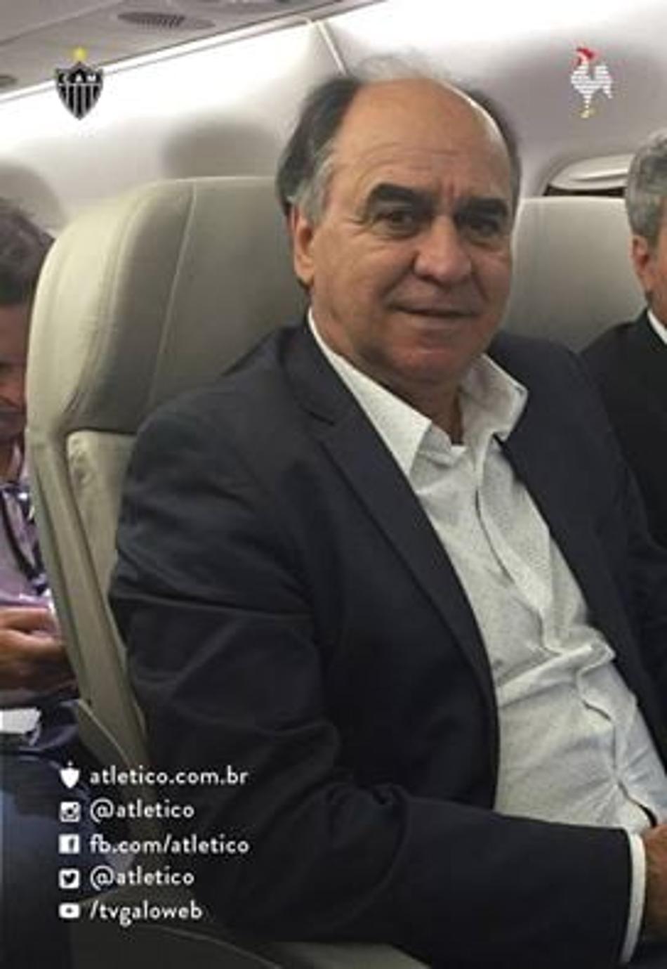 Marcelo Oliveira embarca para o Sul com o Galo: 'Seremos muito felizes'