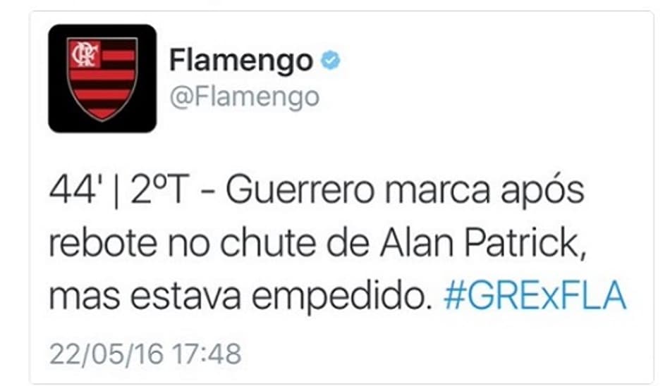 Twitter do Flamengo comete erro de português bizarro e internautas não perdoam