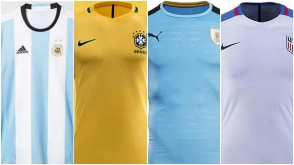 Qual é a camisa mais bonita da Copa América Centenário? Vote!