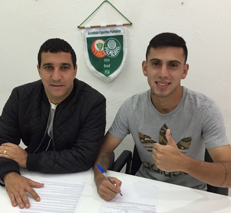 Goleador no sub-20, Kaue renova com o Palmeiras até o fim de 2018